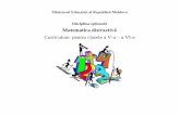 Matematica distractivă Curriculum pentru clasele a V-a – a VI-a