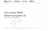 Curs Excel 2010 Nivel Incepator (I)