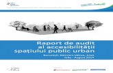 Raport de audit al accesibilității spațiului public urban