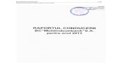 BC„Moldindconbank”SA 1/38 Raportul Conducerii Băncii pentru ...