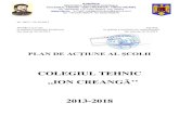 Plan de actiune al Colegiului Tehnic „Ion Creanga”, Tîrgu-Neamt