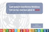 Aurelia Spătaru - Cum putem transforma Moldova într-un loc mai bun până în 2030
