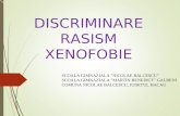Discriminare, rasism, xenofobie