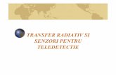 Transfer radiativ si sensori pentru teledetectie