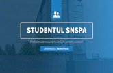 Profilul studentului SNSPA pe LinkedIn
