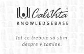 CaliVita Knowledgebase romanian version