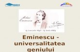 Eminescu - universalitatea  geniului