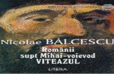 Nicolae balcescu   românii supt mihai-voievod viteazul