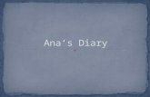 Ana’s diary blog