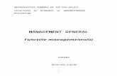 Functiile  managementului- organizatiei
