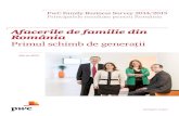 Afacerile de familie din România Primul schimb de generaţii