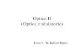 Optica II (Optica ondulatorie)