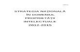 strategia naţională în domeniul proprietăţii intelectuale 2012-2015