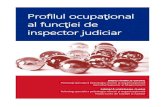 Profilul ocupational al funcţiei de inspector judiciar