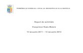 Raport de activitate Viceprimar Radu Moisin 13 ianuarie 2011 – 13 ...