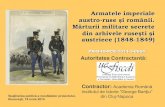 Armatele imperiale austro-ruse şi românii. Mărturii militare secrete ...