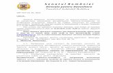 SAP/454/25.02.2016 Către, Senatul Romaniei intentioneaza sa ...