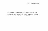 Standardul Electrolux pentru locul de muncă