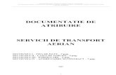 DOCUMENTATIE DE ATRIBUIRE SERVICII DE TRANSPORT AERIAN