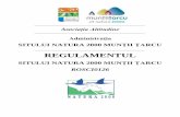 Regulamentul sitului Natura 2000 Munții Țarcu