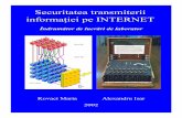 Securitatea transmiterii informaţiei pe INTERNET