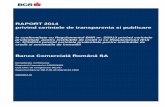 RAPORT 2014 privind cerintele de transparenta si publicare Banca ...