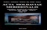 Acta Moldaviae Meridionalis XXV-XXVII vol 2 2004 2006