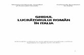 GHIDUL LUCRATORULUI ROMAN IN ITALIA OCT 2011