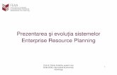 Prezentarea si evolutia sistemelor ERP