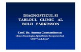 Diagnosticul si tabloul clinic al bolii Parkinson