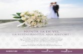 Nunta ta de vis la restaurant Ana Airport