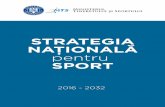 Strategia Nationala pentru sport 2016-2032