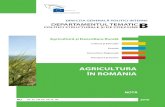 agricultura în românia notă