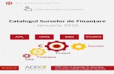 Catalogul Surselor de Finanțare - Ianuarie 2016 -
