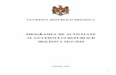 programul de activitate al guvernului republicii moldova 2015-2018