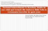 Turismul balneoclimatic în România. Studiu de caz: rolul apei ...