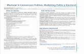 Masterat în Comunicare politică. Marketing politic şi electoral