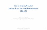 Proiectul ANELIS+ primul an de desfasurare (2013)