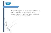 Strategia de dezvoltare durabilă a județului Dâmbovița 2012-2020