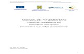 Manualul de implementare a proiectelor finanţate din PODCA ...