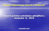 Muzeul Național de Istorie a Moldovei, dr.hab., Elena Ploșniță ...