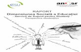 Raport Dimensiunea Sociala a Educatiei – Servicii Suport pentru ...