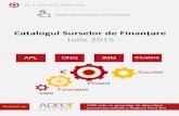 Catalogul Surselor de Finanțare - Iulie 2015 -
