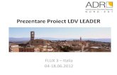 Prezentare Proiect LDV LEADER