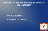Amenințări asupra habitatelor naturale din Dobrogea