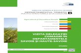 vizita delegației comagri în departamentele savoie și haute-savoie