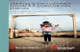 Sărăcia şi excluziunea socială a copiilor din Europa