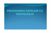 Procesarea datelor cu Mathcad 15