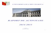 Anexa 1- Raport de activitate 2014-2015