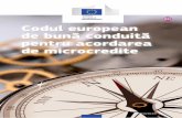 Codul european de bună conduită pentru acordarea de microcredite